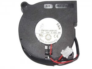 ARX FW1251-A3012C 12V 0.18A 2 wires 2 pins DC Blower cooling fan