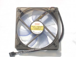 AVC 12025 12CM  FX00000454 12025R12LP 12V 0.10A 4 Wires Cooler Fan