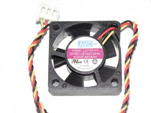 AVC 3010 3CM C3010S12H -505K 12V 0.1A 3 Wires Cooler Fan