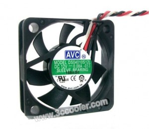 AVC 4010 4CM DS04010S12L -013 12V 0.08A 3 Wires Cooler Fan