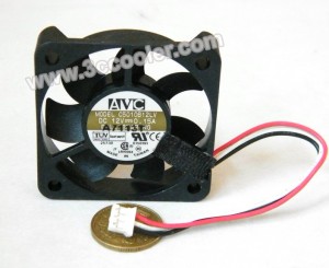 AVC 5010 5CM C5010B12L 12V 0.15A 3 Wires Cooler Fan