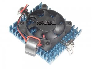 50MM 5010 AVC D5010T12L 12V 0.15A 2 Wires 2 Pins CPU Cooling with Blue heatsink