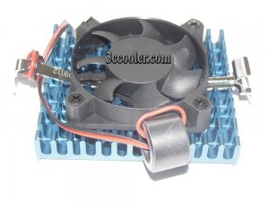 50MM 5010 AVC D5010T12L 12V 0.15A 2 Wires 2 Pins CPU Cooling with Blue heatsink