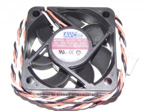 AVC 5015 5CM 41N8211 DA05015R12H -FAR 12V 0.2A 3 Wires Cooler Fan