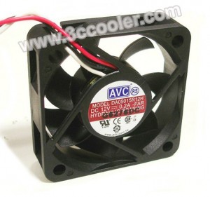 AVC 5015 5CM 41N8211 DA05015R12H -FAR 12V 0.2A 3 Wires Cooler Fan