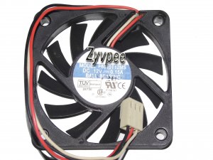 AVC 6010 6CM F6010T12MS 12V 0.15A 3 Wires Cooler Fan