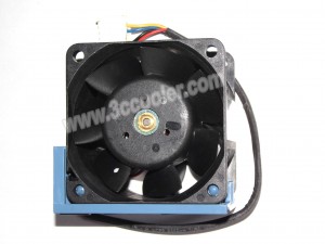 AVC 6038 2B06038B12G 12V 2.20A 4 Wires Cooler Fan with Blue Bracket