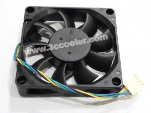 AVC 7015 7CM DA07015T12U 12V 0.7A 4 Wires Cooler Fan