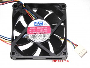 AVC 70x15mm DSSC0715R2L P002 12V 0.3A 4 Wires 4 Pins Case fan 7CM CPU Cooler