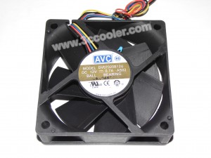 AVC 7020 7CM DV07020B12U AS02 12V 0.7A 4 Wires cooler Fan