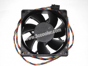 AVC 8020 8CM DASA0820R2U P001 DELL P/N:9DVNN 12V 0.6A 4 Wires Cooler Fan