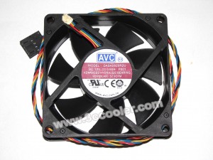 AVC 8020 8CM DASA0820R2U P001 DELL P/N:9DVNN 12V 0.6A 4 Wires Cooler Fan