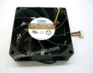 AVC 8025 8CM DBTA0825B2U P001 12V 0.54A 4 Wires Cooler Fan