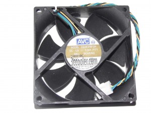 AVC 80x25mm DS08025B12H P171 12V 0.3A 4 Wires 4 Pins Case Fan 8CM CPu Cooler