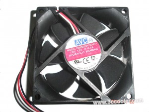 AVC 8025 8CM DS08025R12U-011 12V 0.7A 3 Wires Cooler Fan