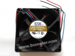 AVC 8032 8CM DASA0832B2M -004 12V 0.7A 3 Wires Cooler Fan