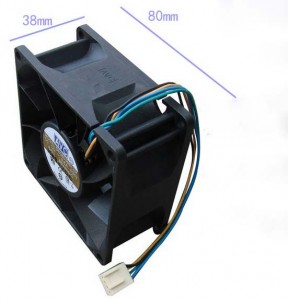 AVC 8038 8CM DB08038B12M PS02 12V 0.6A 4 Wires Cooler Fan