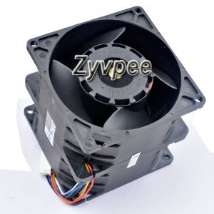 80mm 8080 DC48V 1.56A 8 Wires 8 Pins Double motors Violent 8CM Server Cooling Fan