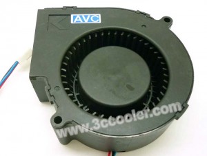 AVC 9733 97MM BA10033B12U 12V 2.4A 3 Wires Blower Cooler Fan