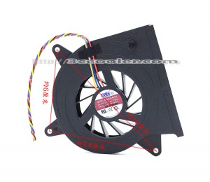 AVC BASA0815R5M 5V 0.5A 4 Wires 4 Pins turbo Case Fan For All-in-ones