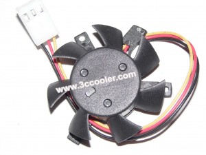 AVC DASB0410R2M -002  12V 0.04A 3 Wires VGA Cooler Fan