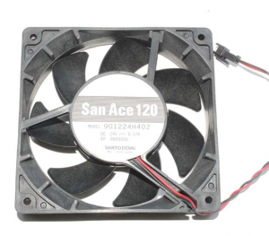 SANYO 12025 12CM 9G1224H402 24V 0.17A 2 Wires 2 Pins Case Fan