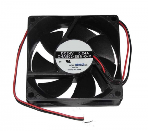SUPERRED 8025 8CM CHA8024EBN-O-R 24V 0.24A 2 Wires 2 Pins Case Fan
