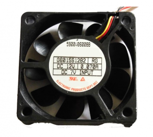 NONO 60*15mm 6CM G6015S12B2 RG square Cooling fan with 12V 0.07A 3-Wires 3 Pins
