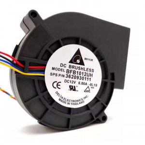 Delta 97mm 9733 BFB1012UH 12V 6.0A 4 Wires Turbo blower Warm air Barbecue Oven Exhaust Fan