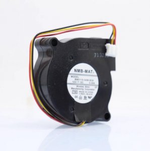 NMB 50mm BM5115-04W-B30 12V 0.08A 3 Wires Blower Turbine Cooling Fan 50x15mm