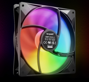 Be Quiet Light Wings LX 140mm High-Speed PWM Black PC Case Fan 1 Pcs 140x25mm