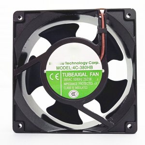 Bi-Sonic 12CM 4C-380HB 380V 50/60Hz 25W/21W 120mm AC Fan 120x38mm