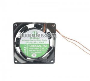 80MM 8025 Bi-Sonic 8P-230HB 220V 18/16W 2 Wires 8CM AC Cooling