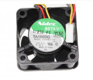 NIDEC 4028 4CM C34957-58 24P1117 12V 0.29A 3 Wires 3 Pins Case Fan
