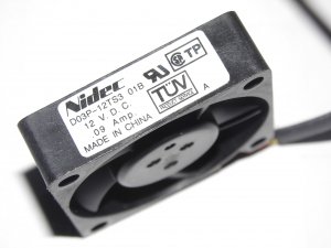 Nidec 35*10mm D03P-12TS3 01B 12V 0.09A 3 wires 3 pins case fan for switch etc.