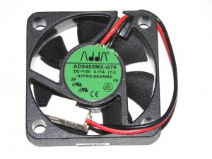 ADDA 40*10mm 4CM AD0405MX-G70 (TJ) DC5V 0.11A 2 Wires 2 pins Hypro Bearing Micro case fan