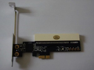 PCI-to-PCIe Bridge Card, From PCI interface to PCI Express interface