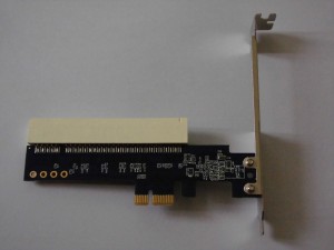 PCI-to-PCIe Bridge Card, From PCI interface to PCI Express interface