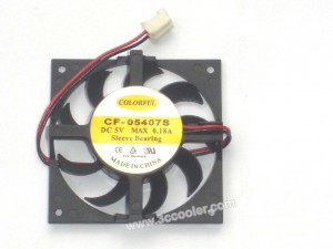 Colorful 4007 4CM CF-05407S 5V 0.18A 2 Wires Cooler Fan