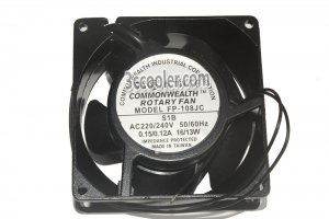92MM 9238 COMMONWEALTH FP-108JC S1B 220/240V 0.15/0.12A 2 Wires 9CM AC Cooling