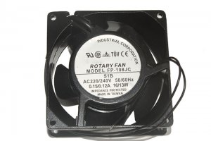 92MM 9238 COMMONWEALTH FP-108JC S1B 220/240V 0.15/0.12A 2 Wires 9CM AC Cooling