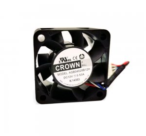 CROWN AGB0402812H 12V 0.53A PWM 4028 4CM Server Fan