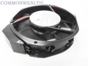 Commonwealth 172x38mm FP-108EXM S1B AC115V Metal frame 2 Pins Axial Fan for Cabinet UPS