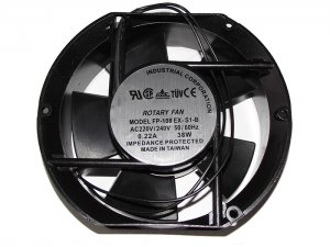 COMMONWEALTH 172*51mm 17CM FP-108EX-S1-B AC220V 0.22A 38W 2 wires Axial AC fan cabinet ups server cooler