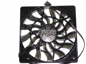 Cooler Master 120x120x15mm XtraFlo 120 Slim R4-XFXS-16PK-R1 FA12015M12LPA 12cm 12V 0.16A Cooling Fan