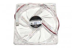 120MM 12025 Cooler Master A12025-08CB-4BN-F1 DF1202512SELN 12V 0.16A 2 Wires Blue LED PC Case Fan