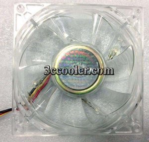 120MM 12025 A12025-12CB-5BN-L1 PL12S12L-4 12V 0.2A 3 Wires 3 Pins Case FAN with blue LED