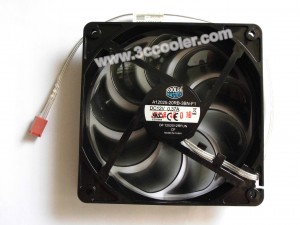 Cooler Master 12025 A12025-20RB-3BN-F1 DF1202512RFUN R4-L2R-20AC-GP 12V 0.37A 3 Wires LED Cooler Fan