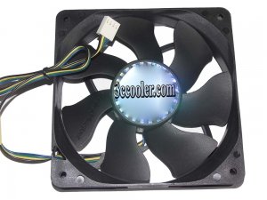 120MM 12025 A12025-20RB-4CP-F1 DF1202512RFHN 12V 0.32A 4 Wires 4 Pins 12CM Power Case FAN