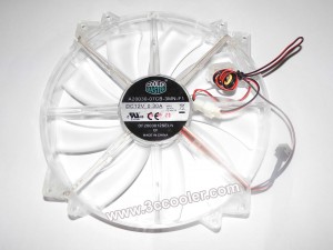 Cooler Master 20030 A20030-07CB-3MN-F1 12V 0.3A LED Cooler Fan